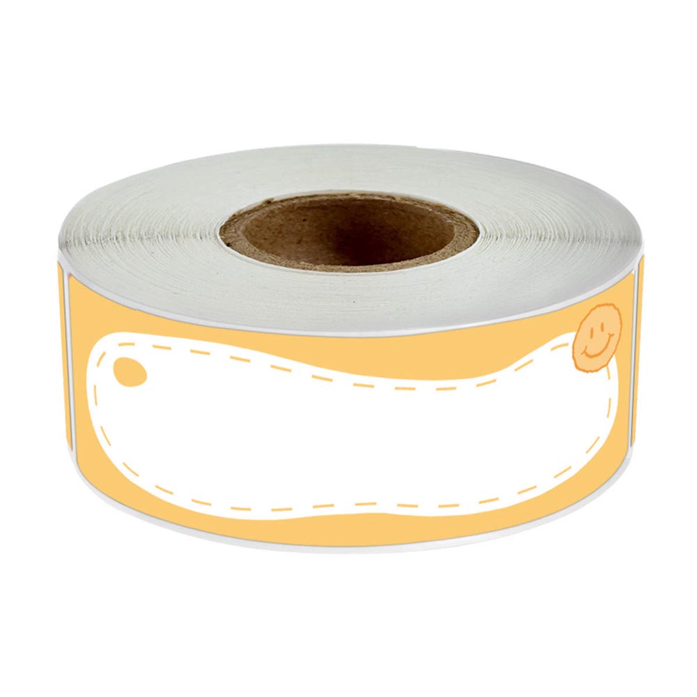 120pcs/roll Cartoon Name Stickers for Kids School Kitchen Sticker Refrigerator Food Storage Label Sticker Stationery Handwritten: light green