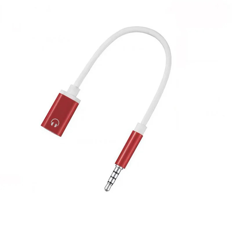3.5mm Male to Type-c Female Headphone Aux Cable Converter Type-C To 3.5mm Jack Converter Earphone Audio Adapter Cable 1pcs: WHITE
