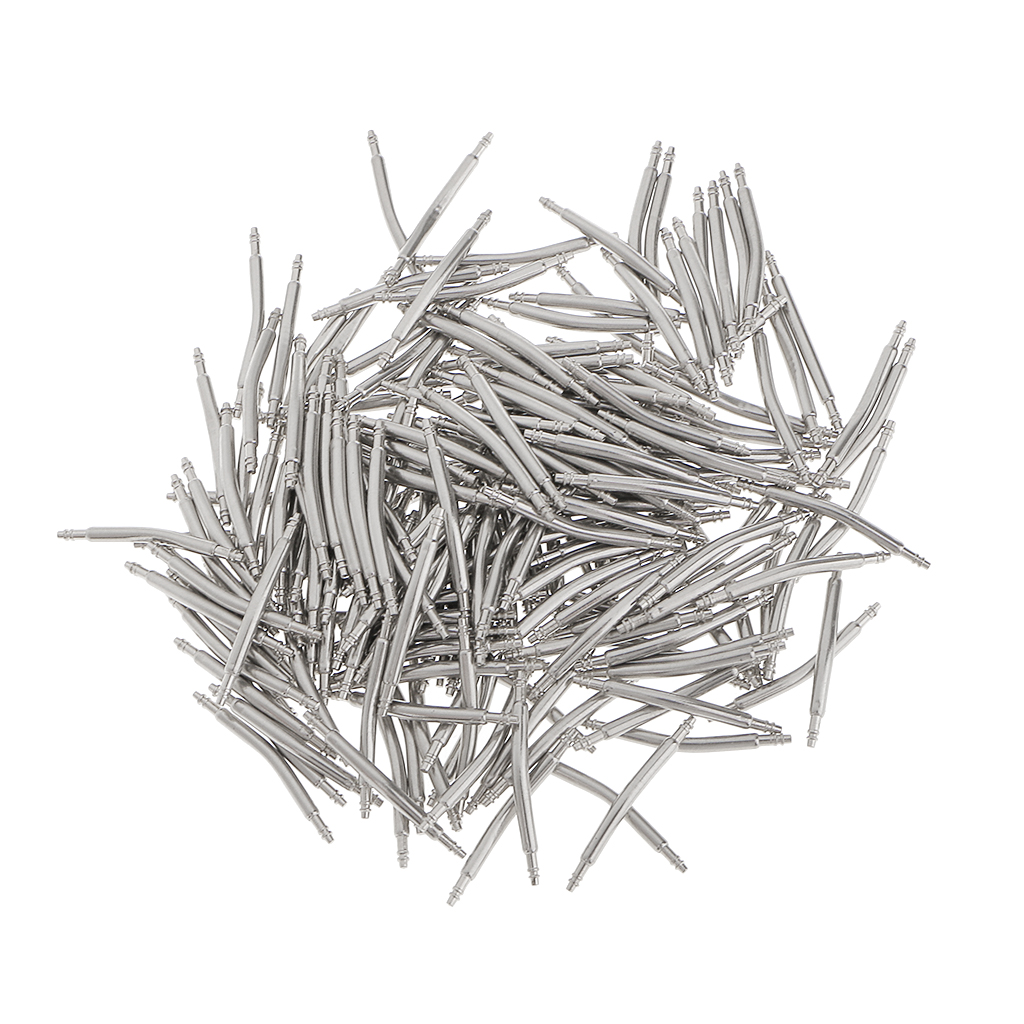 200pcs Stainless Steel Curved Spring Bar Pins Link... – Vicedeal
