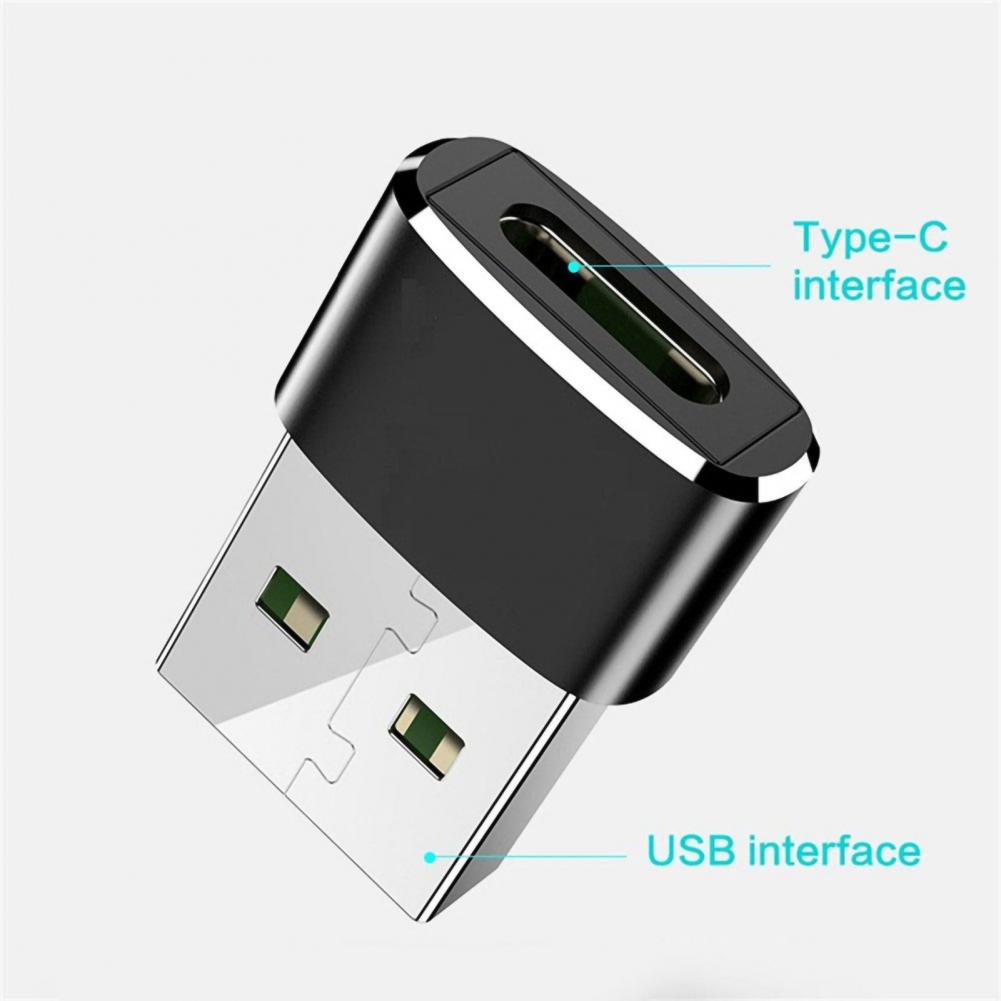 Adapter Ladung Daten Transfer Konverter f Metall Bluelans Typ C zu USB Hafen Legierung Weiblichen zu Männlichen