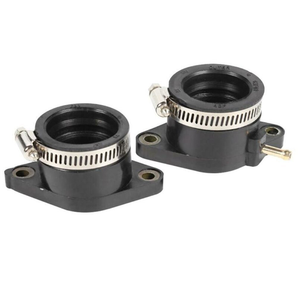 Black Intake Manifold 80 * 48mm Rubber + Metal XT600 XT600Z TT600 1984-2003