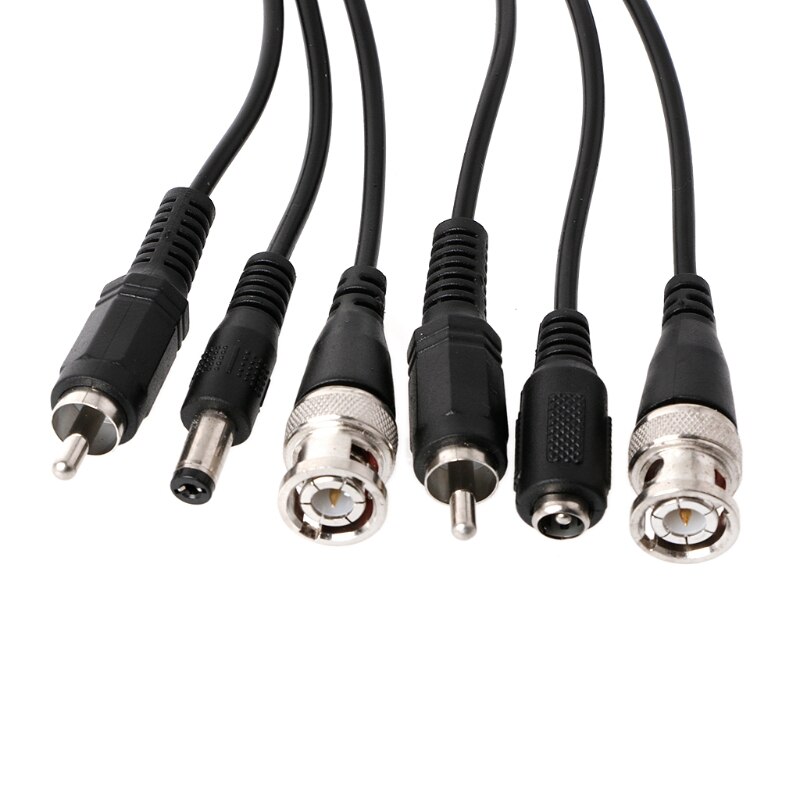 1 Pair BNC To RJ45 Passive Video Power + Audio Balun Transceiver For CCTV Camera