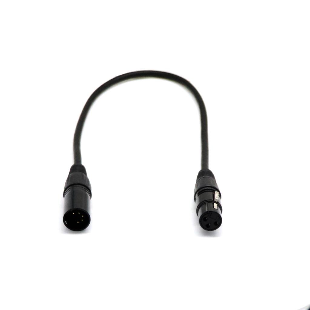 5-Pin Male Naar 3-Pin Vrouwelijke Xlr Connector Dmx Adapter Gebalanceerde Kabel Verlichting Accessoire