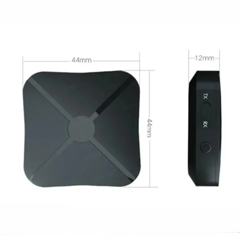 2-in-1 Bluetooth 5.0 zenderontvanger 3,5 mm AUX aptX draadloze audioadapter met lage latentie voor tv smartphones laptops headsets