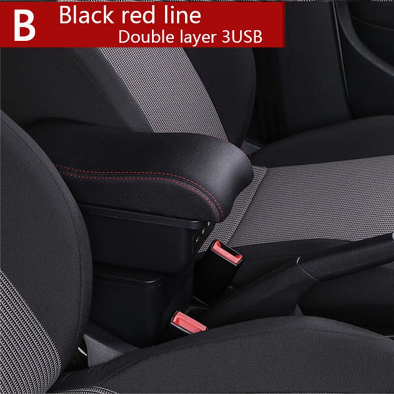 For VW Golf 6 Armrest box golf 5 Mk6 MK5 jetta 5 Interior special Retrofit parts Car Armrest box Center Storage box