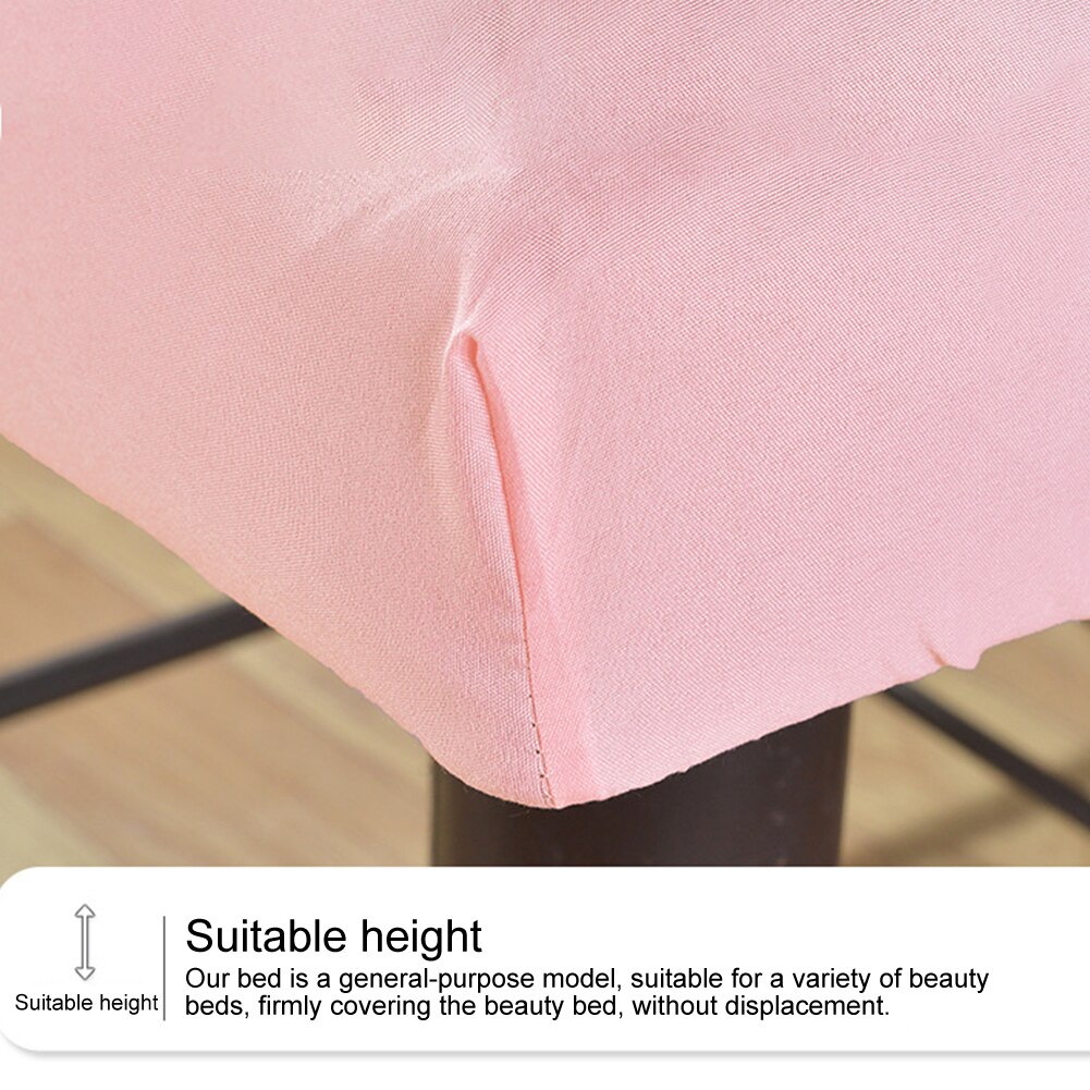 Lakens spa tafel massage bed hoes stofdicht zacht elastisch salon bank antislip wasbaar voorstuk gat volledige wikkel