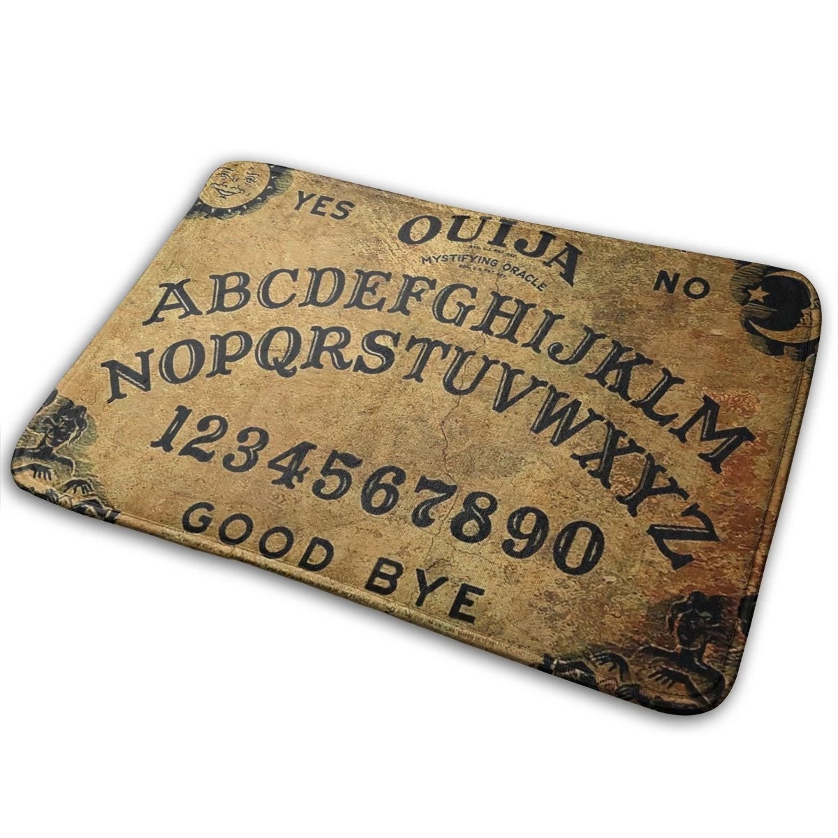 Ouija – Tapis de salle de bain, décoration de maison, entrée, Salon, chambre à coucher, cuisine: WHITE