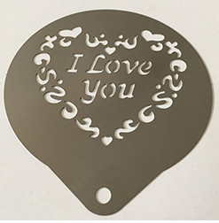 1 Pc Koffie Latte Cappuccino Barista Art Stencils Cake Stofdoek Sjablonen Koffie Gereedschap Accessoires Gusto Nespresso Zavarnik Dolce: O