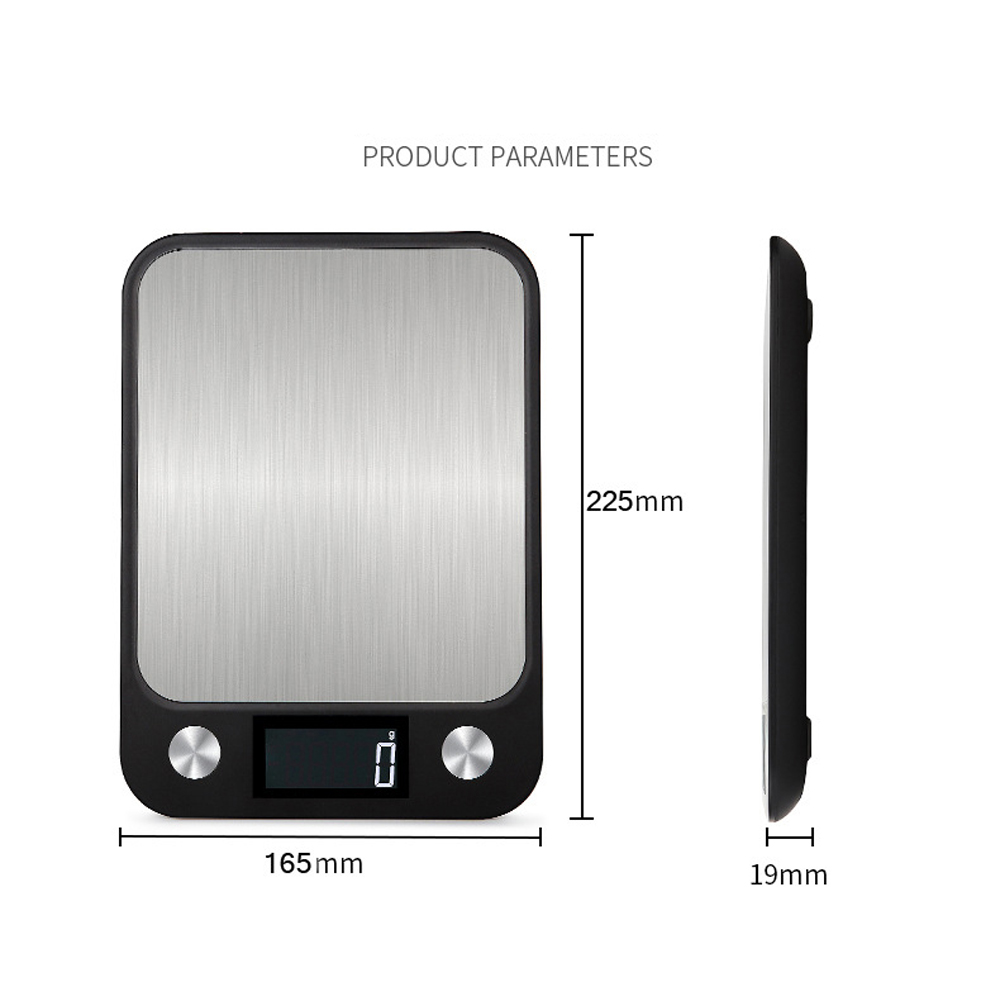 0.1g Precision Electron Kitchen Scales Stainless Steel Weighing For Food Diet Postal Balance Measuring LCD Precision Electronic