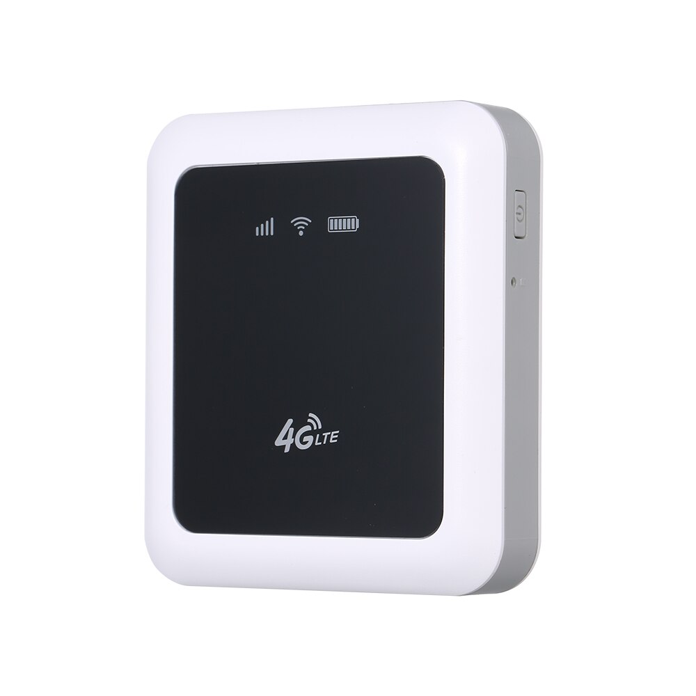 FDD 100M avec batterie externe (blanc) Portable Hotspot MiFi 4G sans fil Wifi routeur Mobile