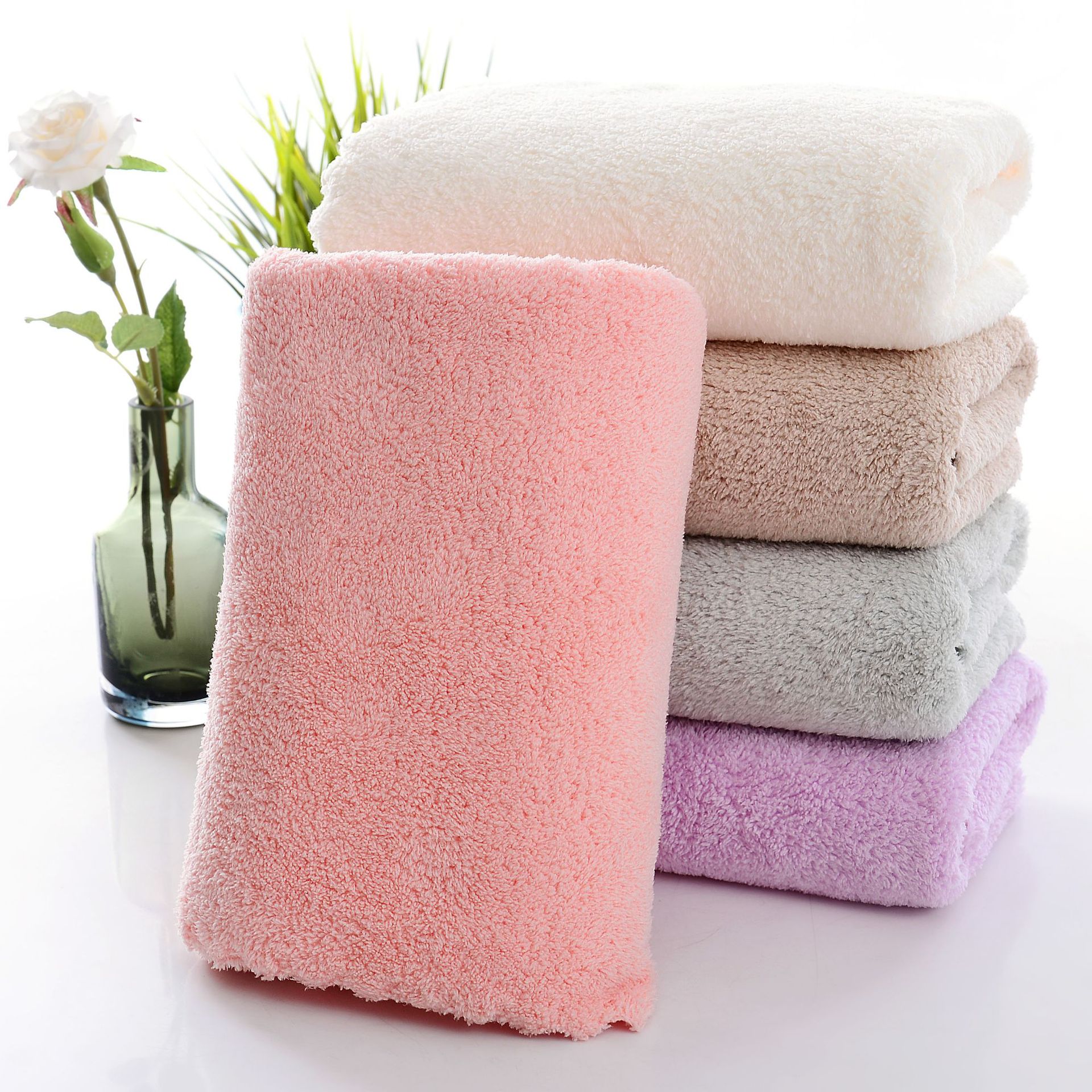 T035A Gezicht Handdoek Microfiber Absorberende Badkamer Thuis Handdoeken Voor Dikkere Quick Dry Doek Voor Schoonmaken Keuken Handdoek