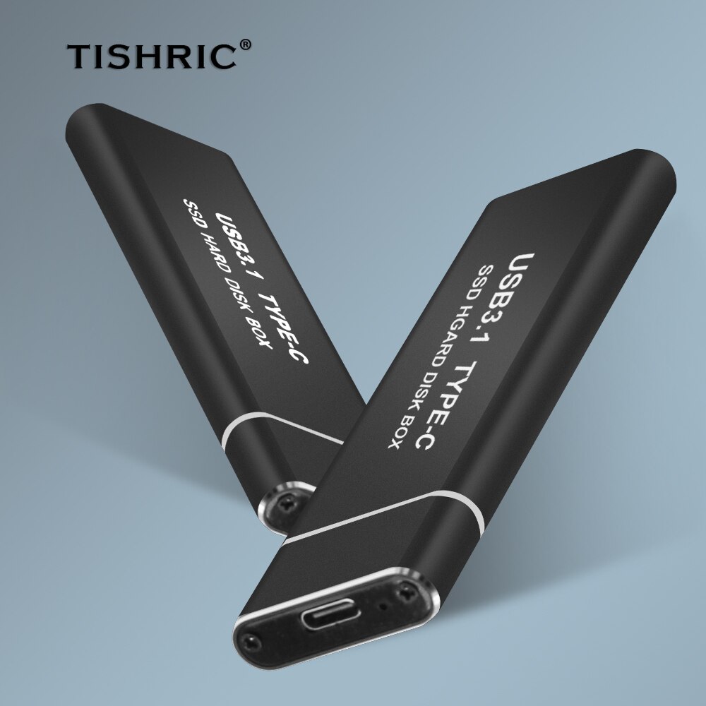 TISHRIC NVME/NGFF vers type-c M2 SSD Cas 10 GO NVME Cas Boitier Disque Dur Adaptateur type-c M2 HDD Boîtier Disque Dur