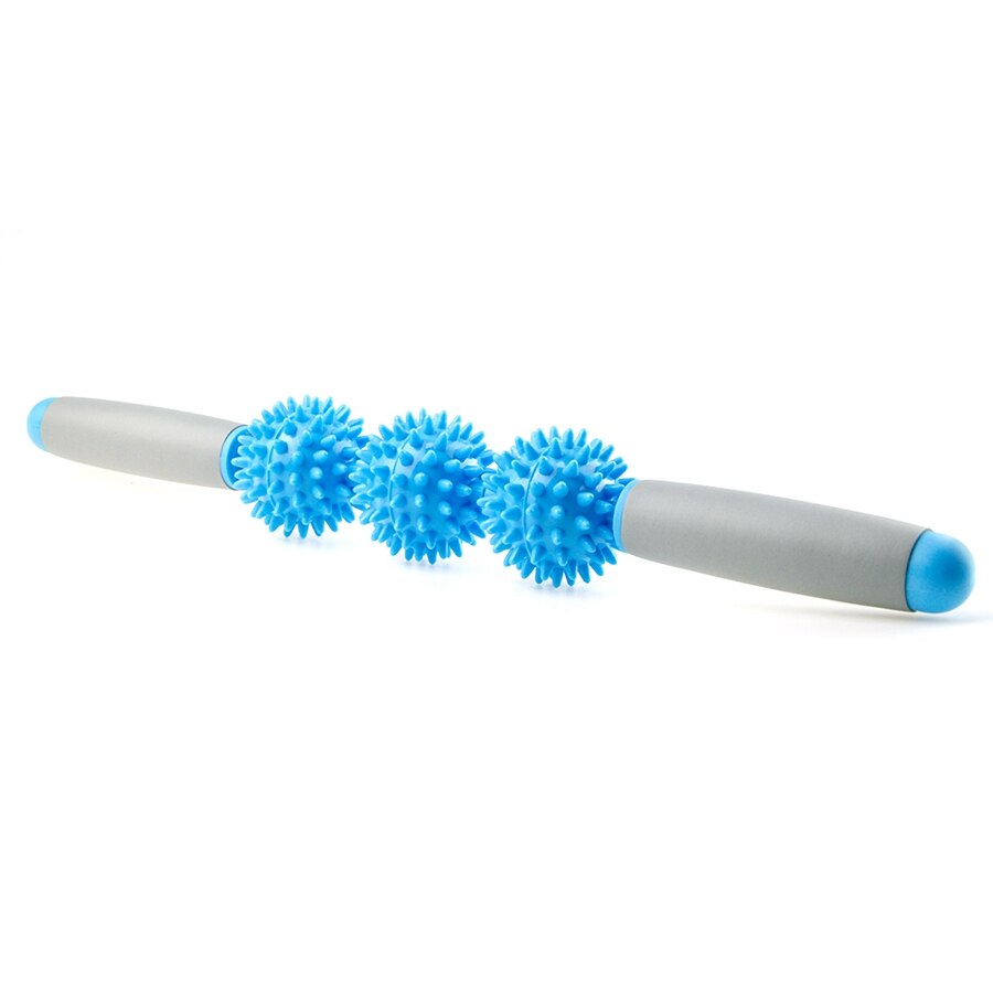 Massage Roller Stick Muscle Body Massage Relax Tool Muscle Roller Sticks With Point Spiky Ball Release Pain Leg ,Neck & Back: Blue