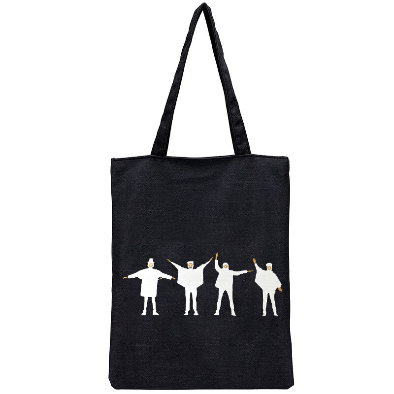 Boodschappentas Student Canvas Handtas Tote Bag School Schoudertassen Eco Reizen Vrouwen Vouwen Winkelen Eco Herbruikbare Opvouwbare Tas: H
