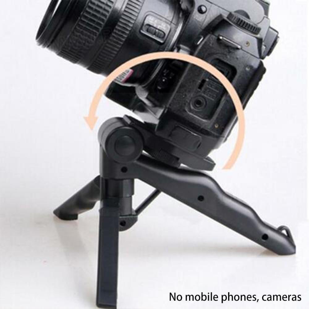 Portable Mini Tripod Rotation Desktop&amp;handle Stabilizer Folding Tripod Stand For Mobilephone Camera Table Tripods V3t4 N7C5