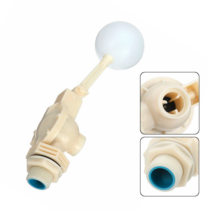 1 ''Verstelbare Plastic Float Kogelkraan Automatische Vullen Float Kogelkraan Water Schakelaar Voor Watertoren Tank aquarium