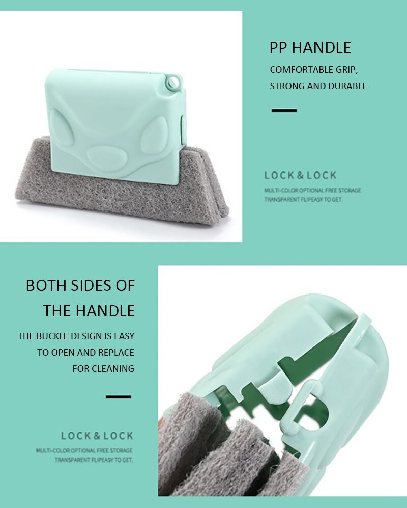 Groove Cleaning Brush Magic Window Cleaning Brush Quickly Clean All Corners And Gaps Groove Cleaning Brush