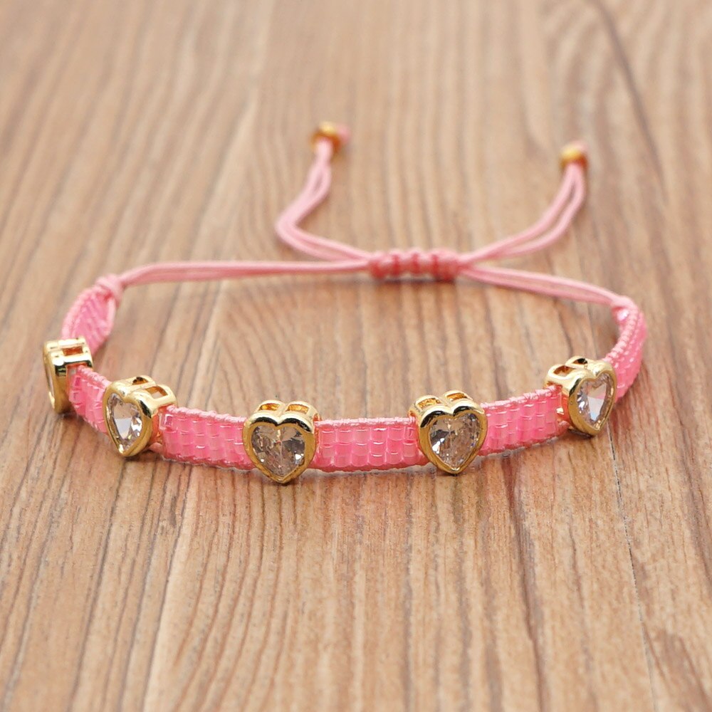 Go2boho Miyuki Armband Vrouwen Rhinestone Pulseras Bileklik Mode Accessoires Sieraden Fabriek Handgemaakte Weefgetouw Armbanden Sieraden: MI-B200220B