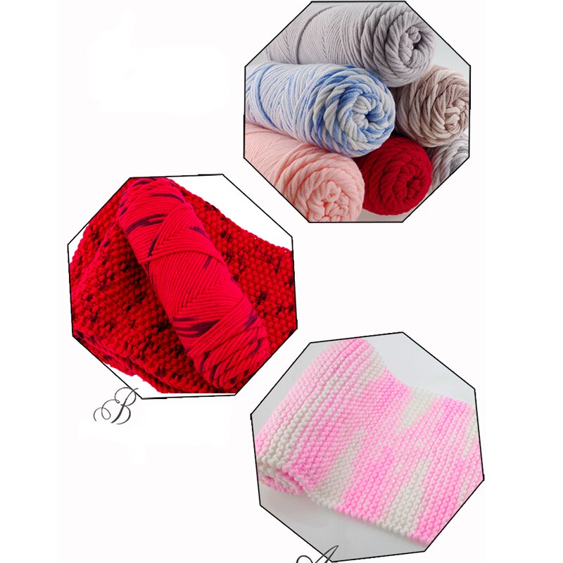10 Pcs / Lot Lovers Cotton Natural milk cotton thick yarn for knitting Baby wool thread crochet hand knitting yarn cotton yarn