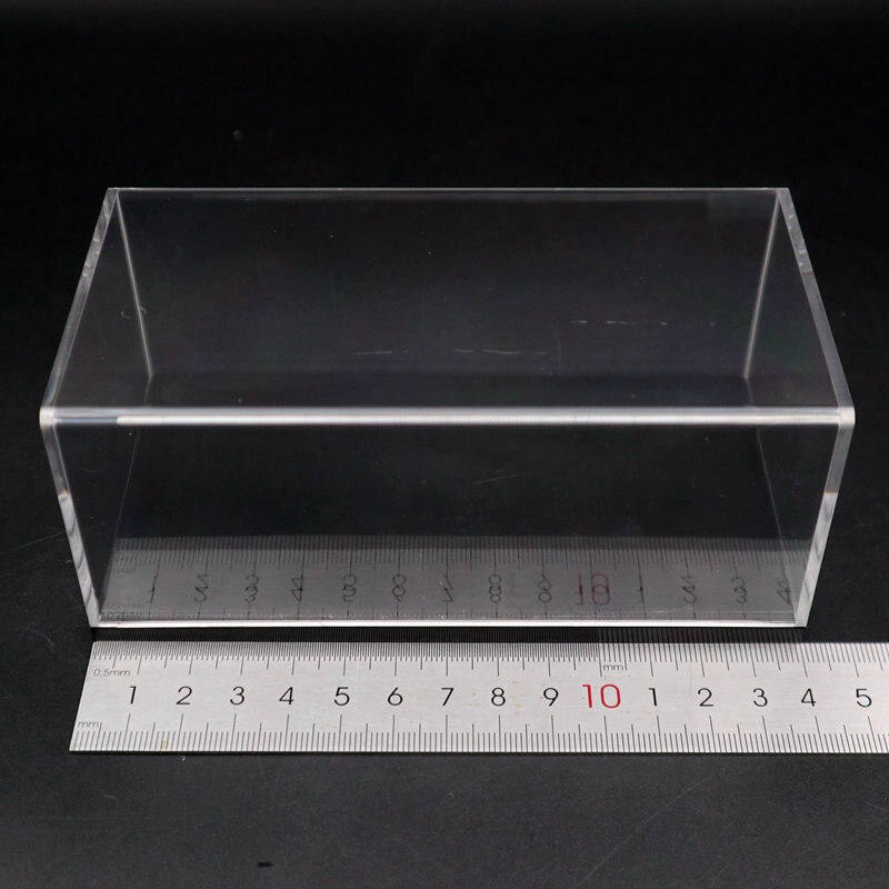 Model Auto Acryl Case Display Box Transparante Stofdicht Met Black Base 1/64 1/43 1/32 1/18 1/24: 43 14cmx7.3cmx5.5cm