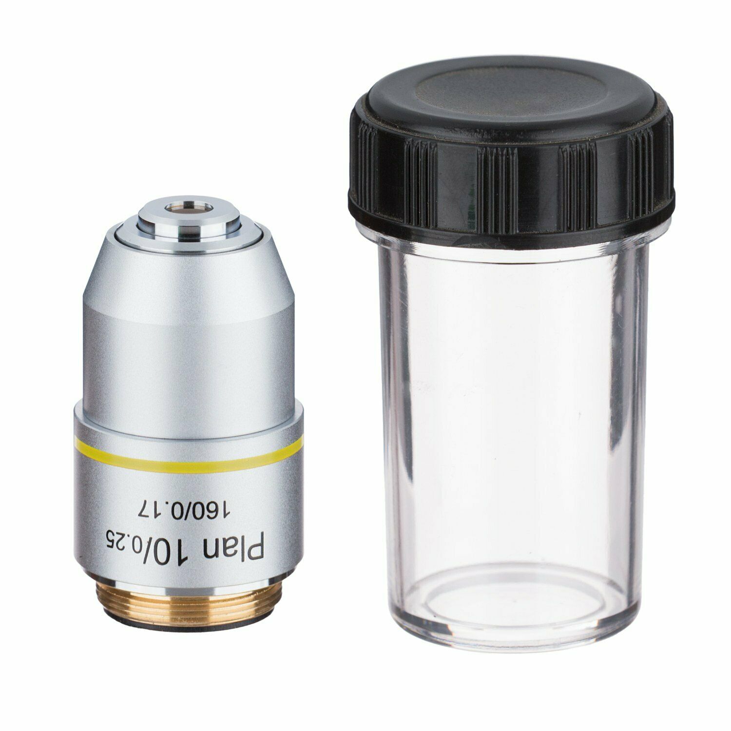 Biological Microscope Plan Objective Lens 4X 10X 20X 40X 60X 100X RMS Thread 160/0.17 195mm