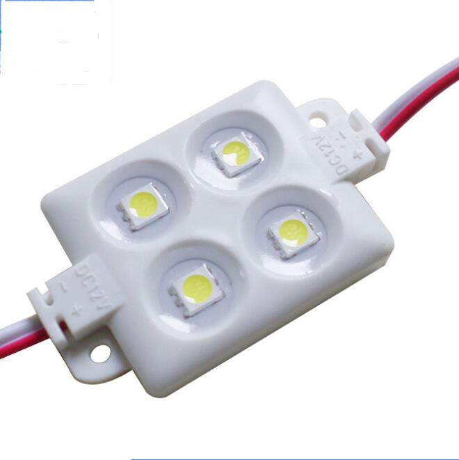 Rode Led Module Smd 5050 4 Led DC12V Waterdicht Advertentie Led Modules Super Bright Cool White Rgb Brief Verlichting