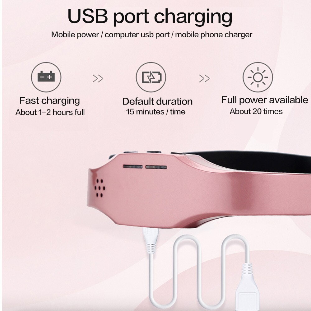Elektrische Head Massager Slaap Monitor Migraine Relief Massager Slapeloosheid Therapie Release Stress Slaap Therapie Apparaat Slapen Aid