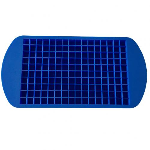 160 Grid Mini Square Ice Square Tray Manufacturer Food Grade Silicone Ice Mold Puddings Makers Chocolate Cake DIY Baking Tools: Blue