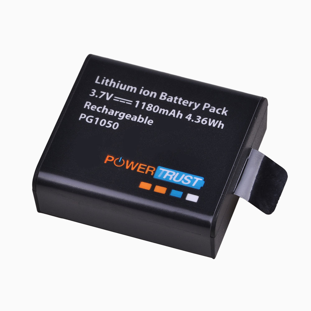 Batería PG1050 SJ4000 PG900 de 1180mAh, 3,7 V, con cargador Dual USB para SJCAM SJ5000 SJ6000 SJ8000 M10 EKEN 4K H8 H9 EK7000: 1Battery