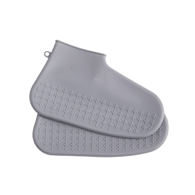 Thicken Silicone Rain Boots Waterproof Shoe Cover Transparent Non-Slip Rainproof Suit Impermeable Hombre Coat Women Universal: Rain Shoes 5 / (35-39)   24.5cm