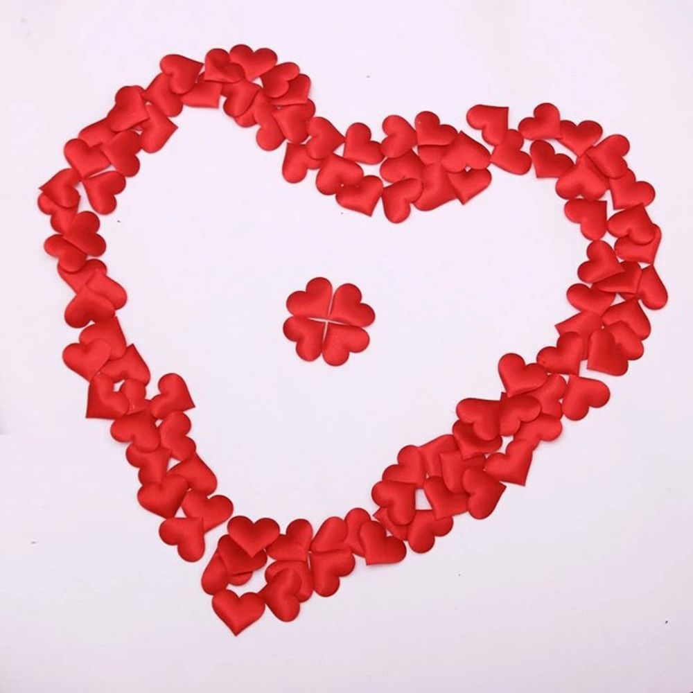 100pc tredimensionelle fersken hjerte blomster konfetti svamp hånd kaste blomster fest bryllup centerpieces romantisk deco ægteskab