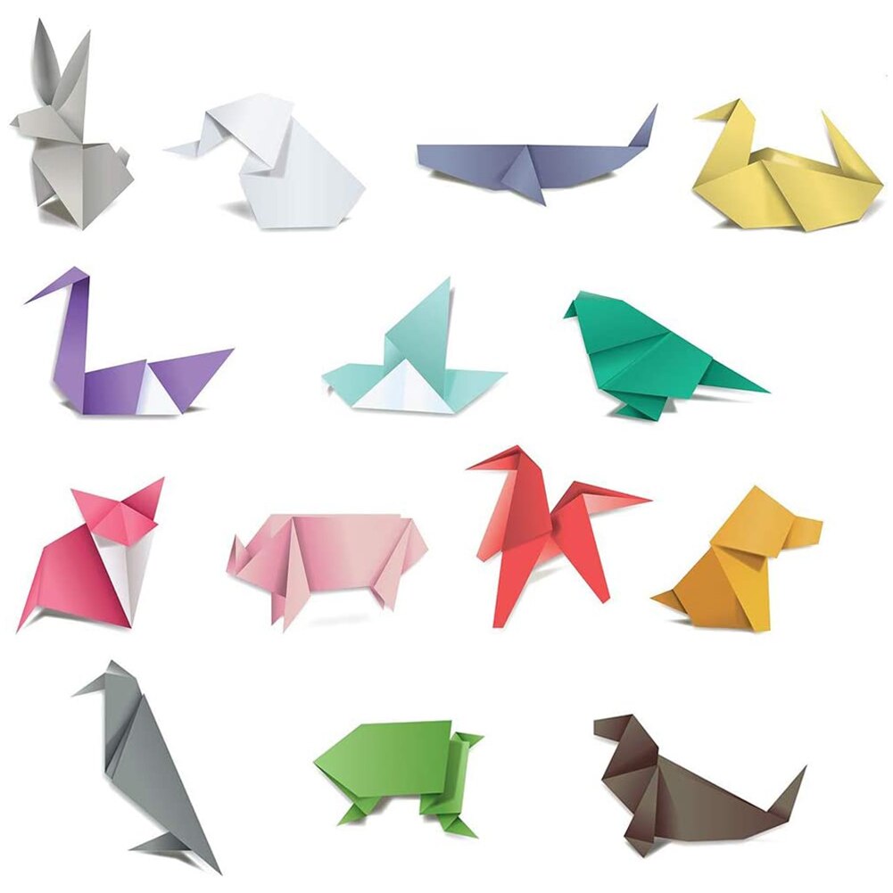 100 feuilles de papier Origami, 20x20cm, 8 pouces, couleurs vives pour projets d&#39;artisanat artistique DU55