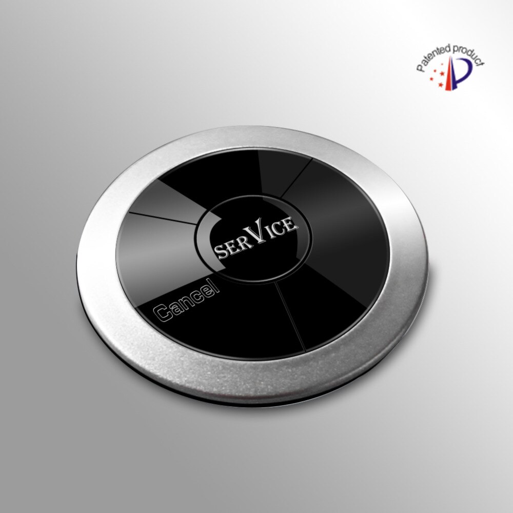 Super transmitt distance wireless paging system call bell, full waterproof call button: service, cancel, bill, call buzzer