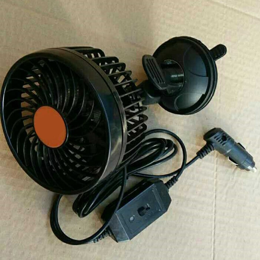 DC 24V Zuignap Vaste Fan Sterker Auto Air Cooling Zomer Ventilator Laag Geluidsniveau Hoge Efficiënte Voor Auto Vrachtwagen