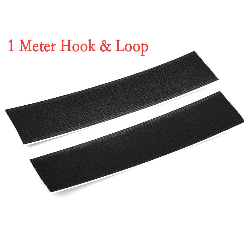 1Meter Sterke Zelfklevende Klittenband Sticker Klittenbandsluitingen Nylon Zelfklevende Haak &amp; Lus Tape Met Gue Stof Tape Voor naaien Thuis: Width 100mm