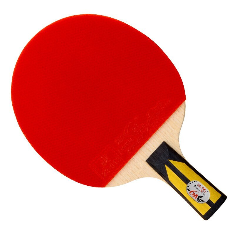 Raqueta de tenis de mesa doble Fish, 8 estrellas, 8A, 7A, 6A, granos ofensivos con goma original, doble palo de Ping Pong: 6A short handle old