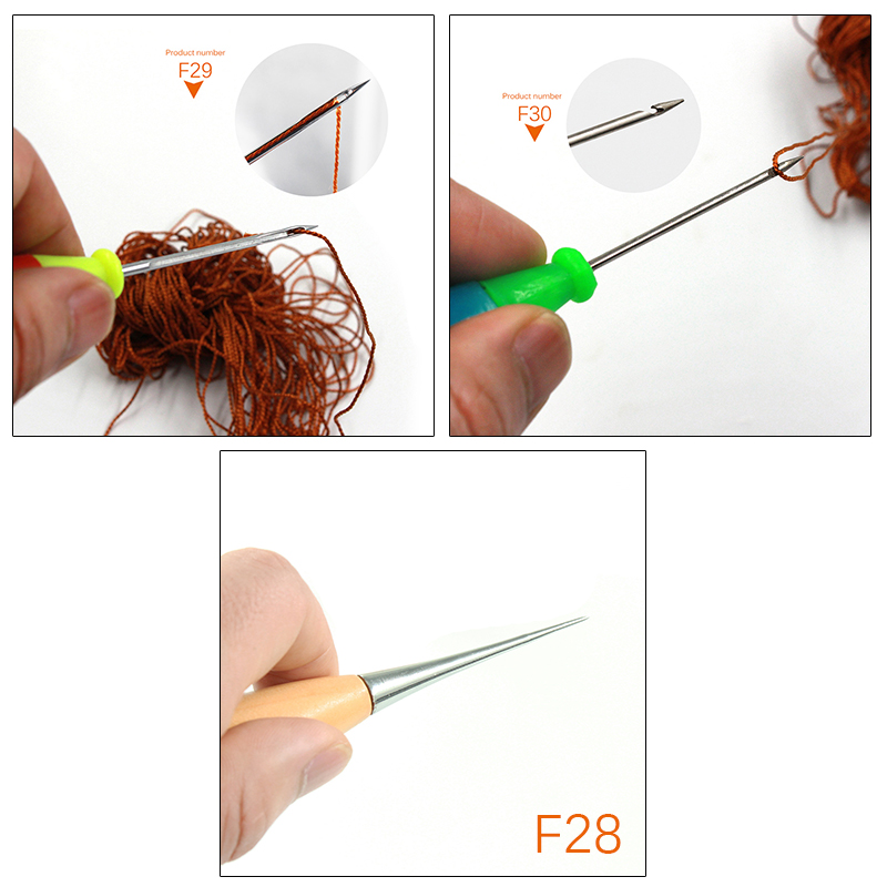 1Pcs Leather sewing tool Awl DIY Leather Tent Sewing Awl Pin Punch Hole Repair Tool Hand Stitcher Needlework