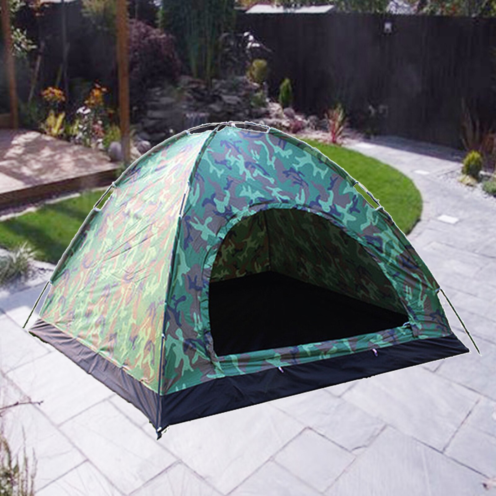 Camping Tent 4Person Instant Automatic Up Dome Tent Portable Sun Shelter