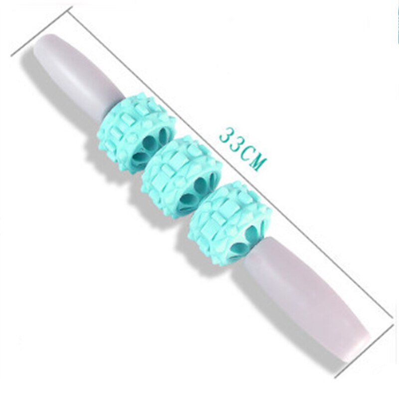 Yoga massage rollers, triggerpoint massage rollers voor arm, been, nek, spierweefsel voor fitness, sportschool, pilates, sportaccessoires: Muntgroen