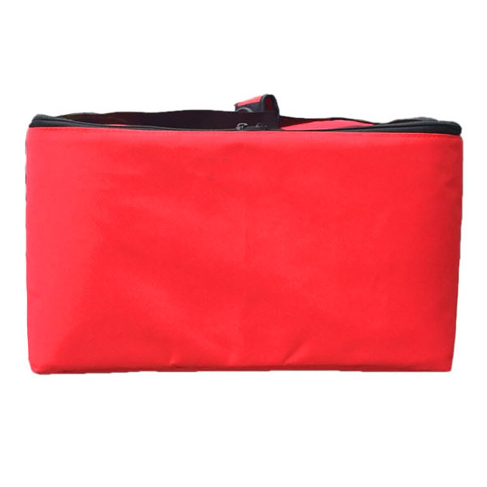16 Inch Insulated Fresh Food Box Container Oxford Cloth Storage Red Pizza Bag Easy Use Thermal Holder Portable Strength