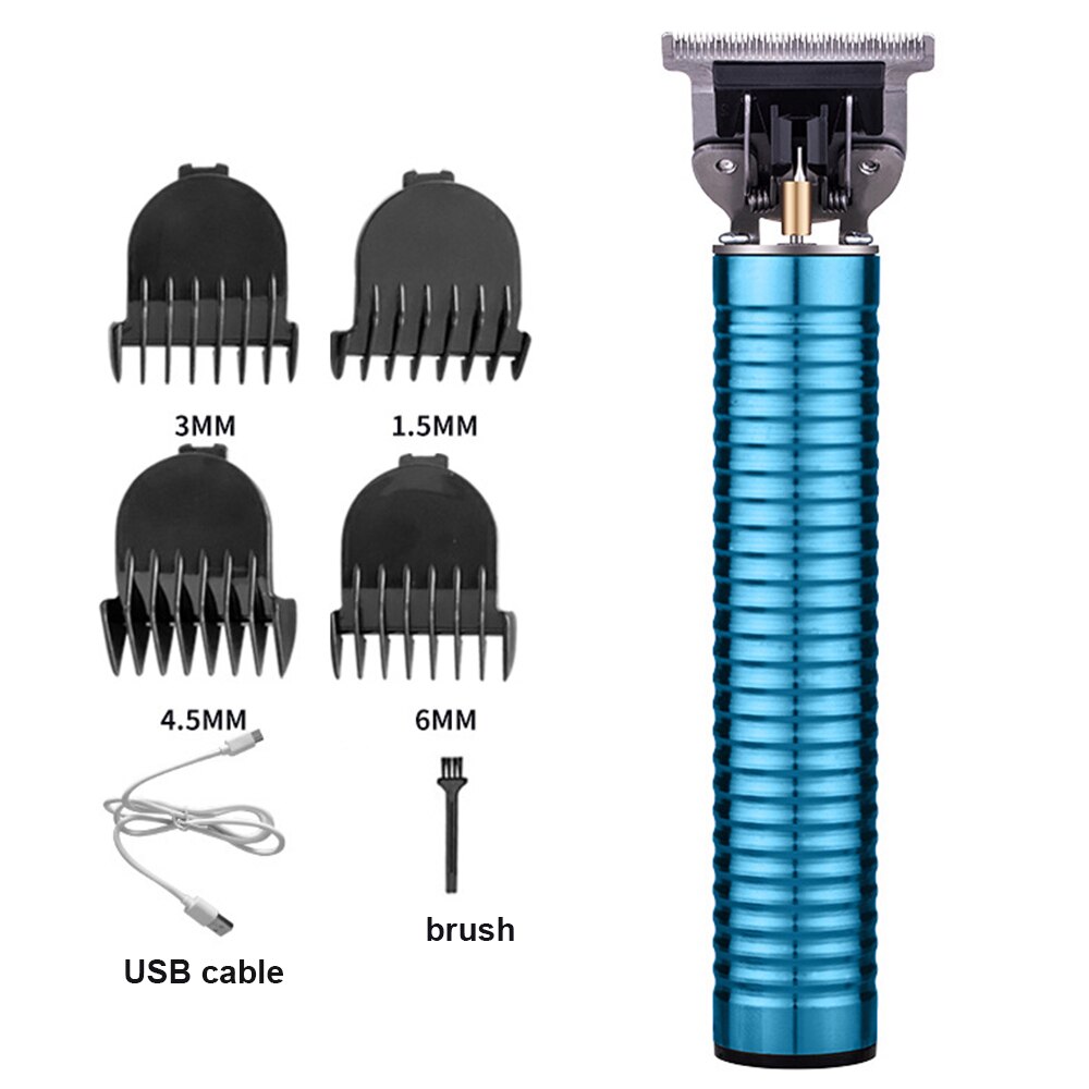 Electric T Bald Head Hair Clipper USB Rechargeable... – Vicedeal