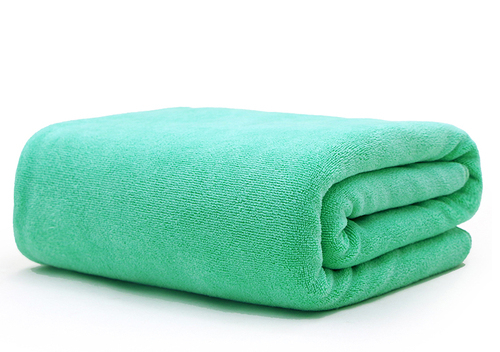 Pure Cotton Absorb Water Quickly Dry No Sheding Does Not Pilling Super Large Bath Towel: Light green