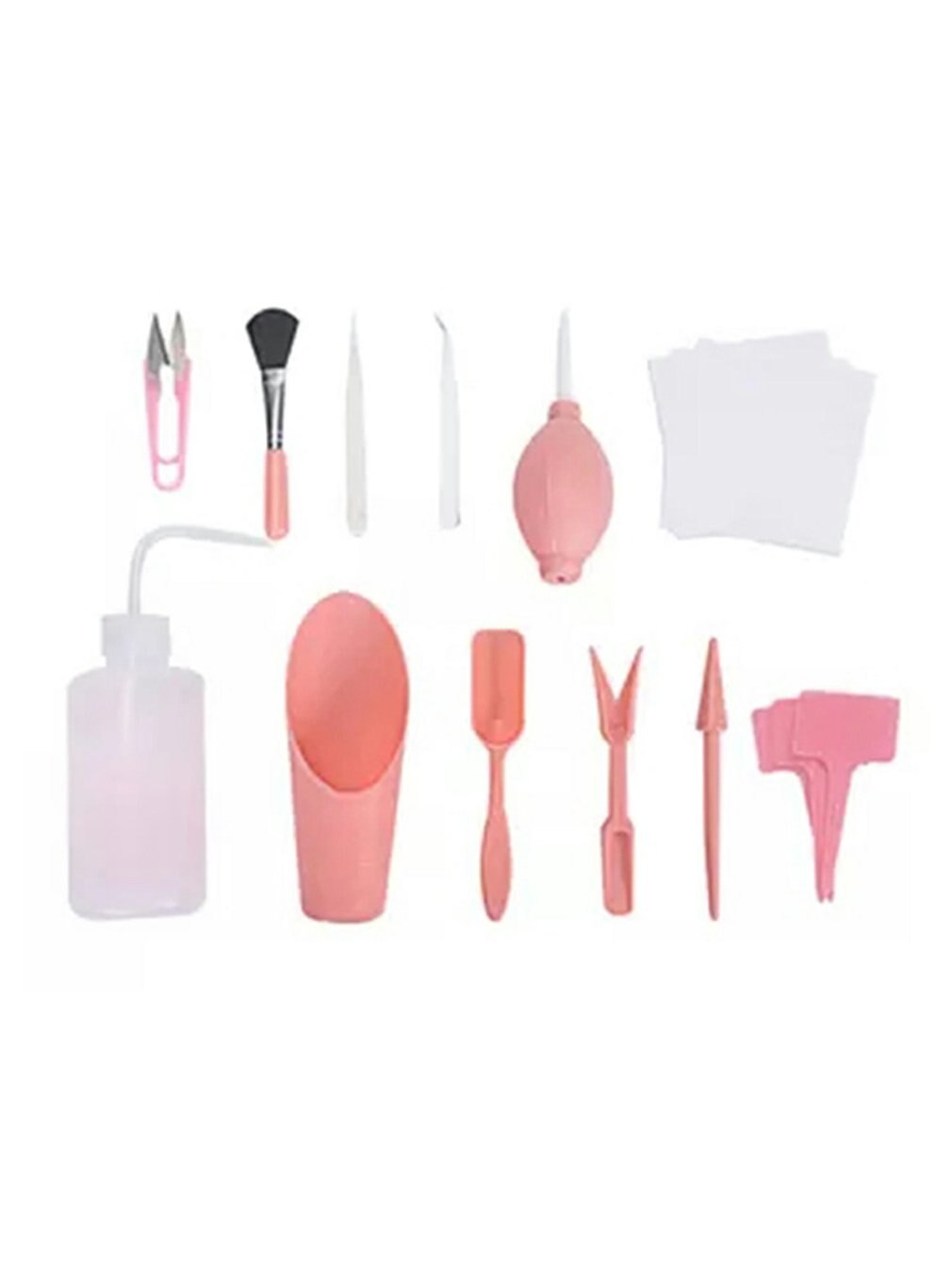 Combination Of Tools For Growing Succulent Plants Transplanting Tool Set Loosening Soil Supplies Gardening Hand Tool Set: pink 12pcs