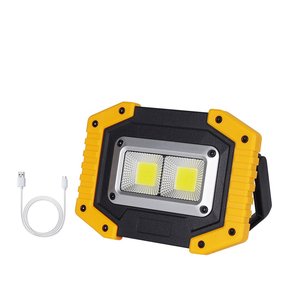 ZHIYU-foco Led portátil de 3000lm, luz de trabajo superbrillante, recargable para acampar al aire libre, linterna Led con batería de 18650: package A
