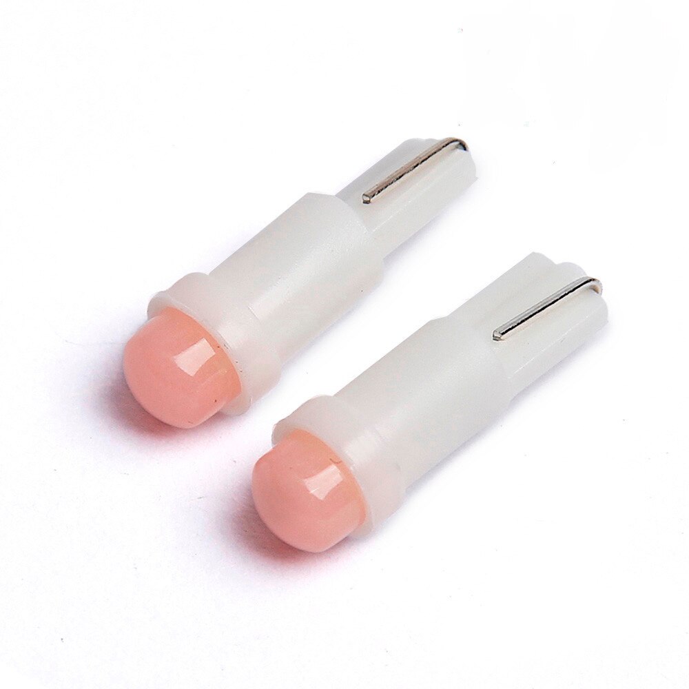 4 stks/partij T5 Cob Auto Deur Leeslamp Universal Car Light Led Lampen Lampen Kleurrijke Interieur Ornamenten Accessoires: Roze