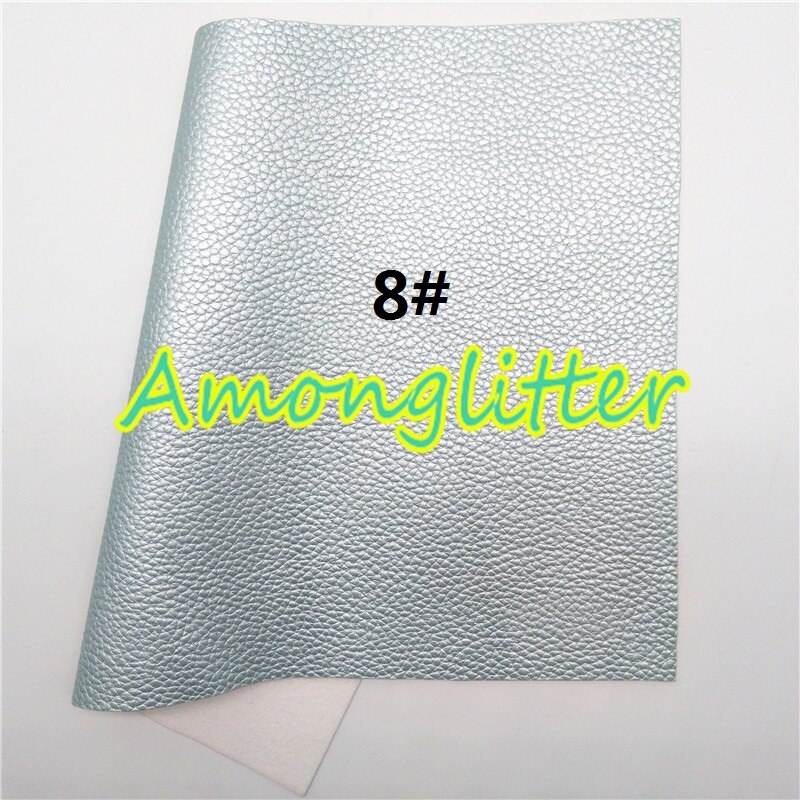 Amonglitter Rose Gold Gold Synthetic Leather, Litchi Faux Leather Fabric Sheets for DIY Bows Bags 21x29cm A4 size MB009