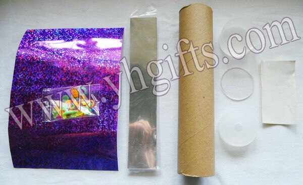 12 STÜCKE/LOT. Make ihre eigenen kaleidoskop handwerk kits, Montage kaleidoskop, Klassische spielzeug, DIY phantoscope, DIY artascope, mischfarbe