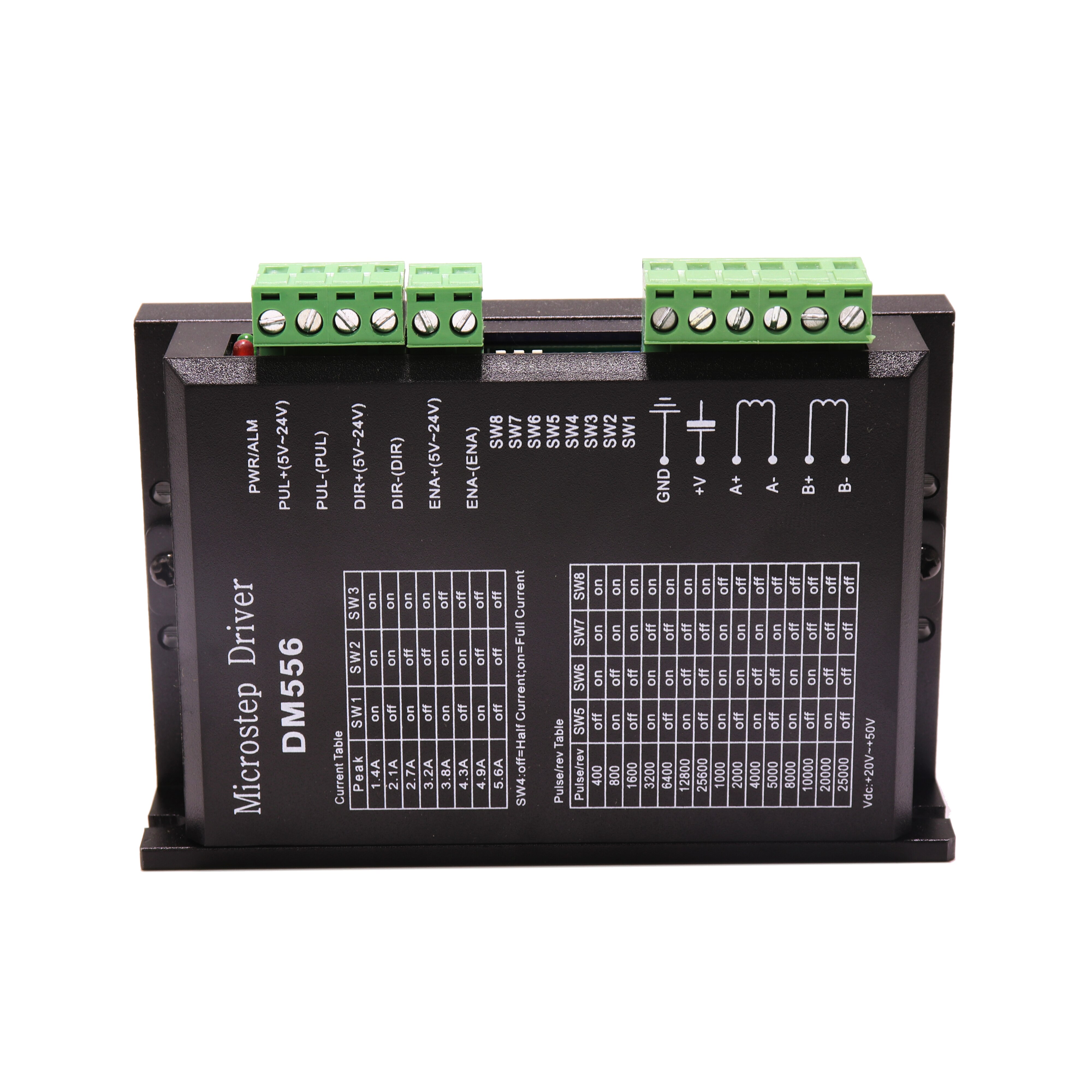 NEMA 23 CNC hybrid servo motor DM556 50VDC 2-phase Digital 57/86 4.2A Stepper Motor Drivers Controller for 3D printer