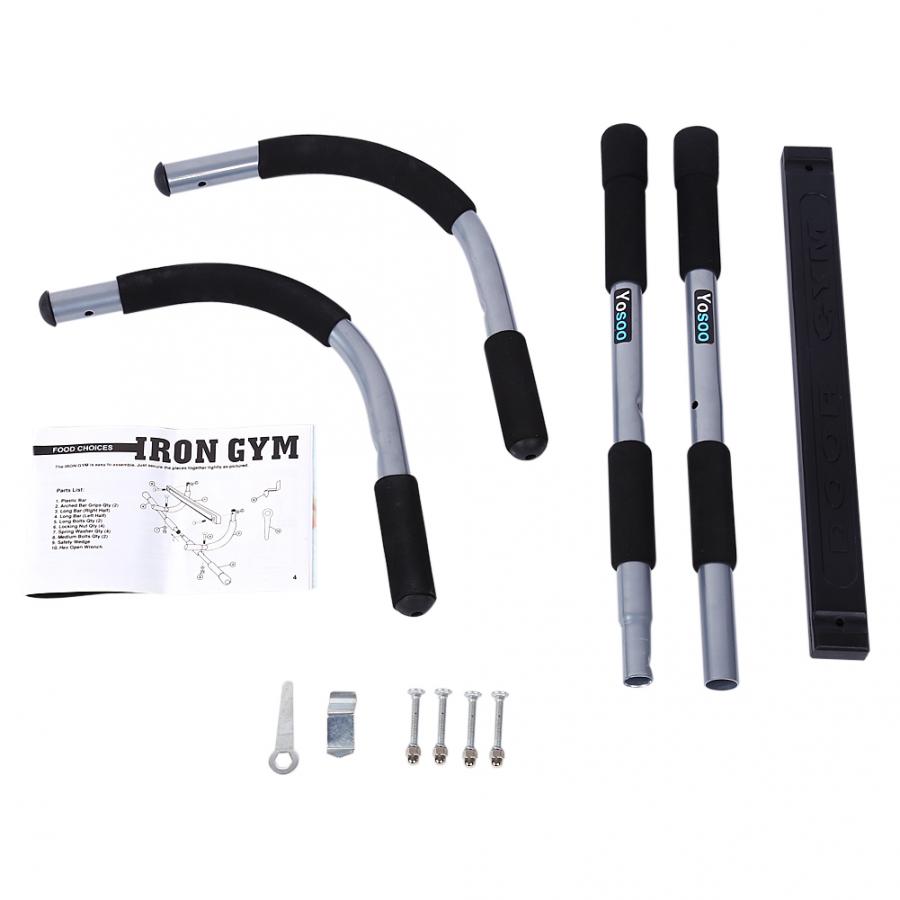 Horizontal Bar Heavy Duty Doorway Chin Pull Up Bar 36 inches Wide Exercise Gym Home Door Mounted Pull Up Bar Fitness Equipment