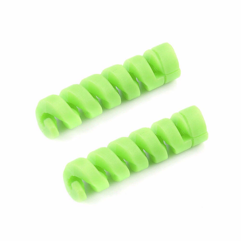 2pcs Cable Protector Silicone Bobbin Winder Wire Cord Organizer Cover For Apple Iphone USB Charger Cable Cord: 5